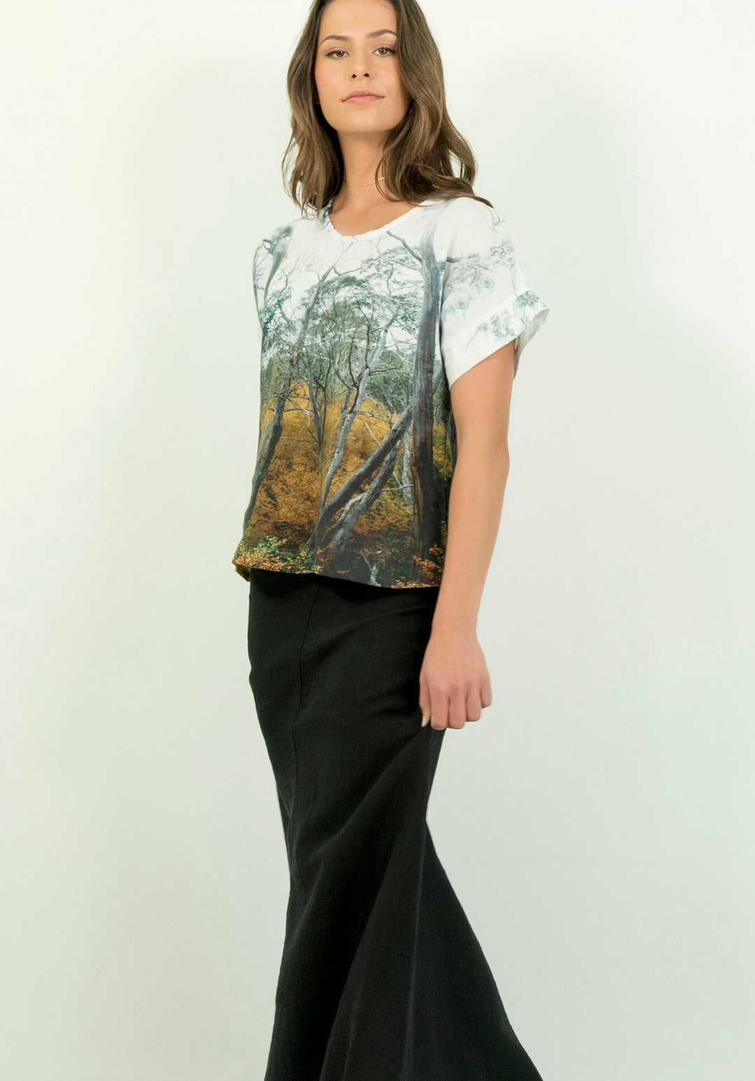 FAGUS FOREST LINEN TSHIRT