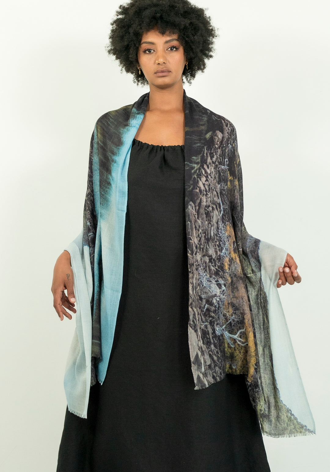FAGUS ON FENTON WOOL & SILK SCARF