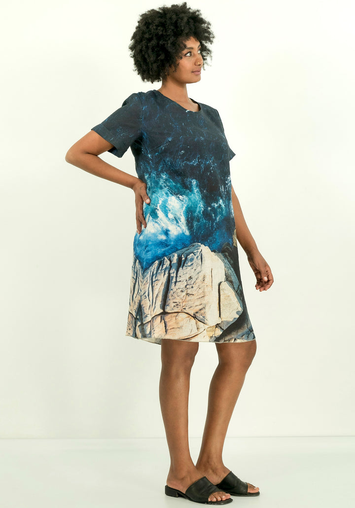 THE GAP LINEN TENCEL SHIFT
