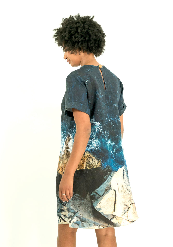 THE GAP LINEN TENCEL SHIFT