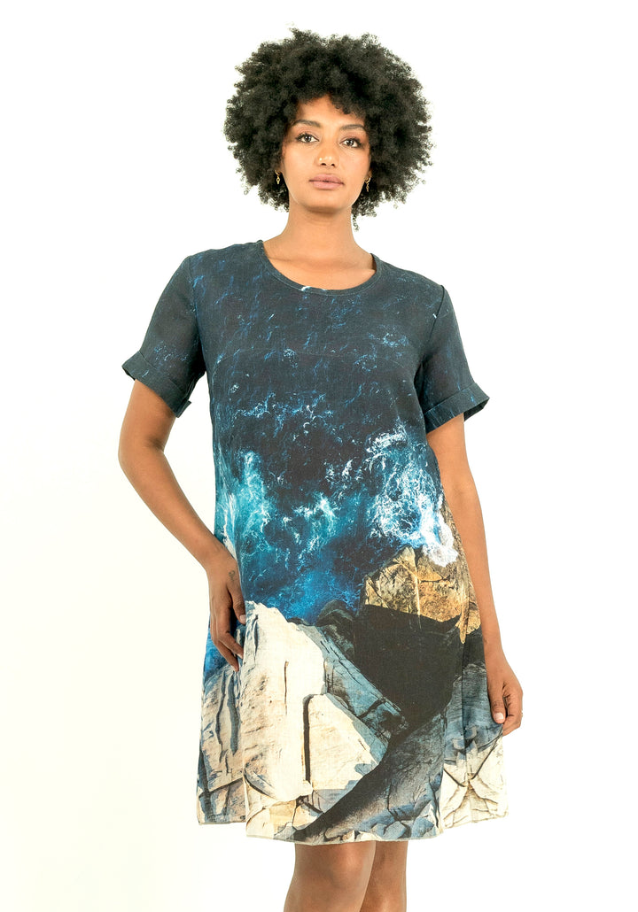 THE GAP LINEN TENCEL SHIFT