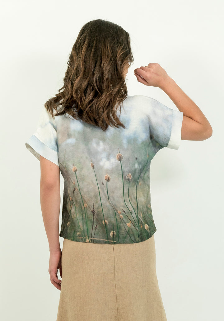 JUNCUS GRASS LINEN TSHIRT