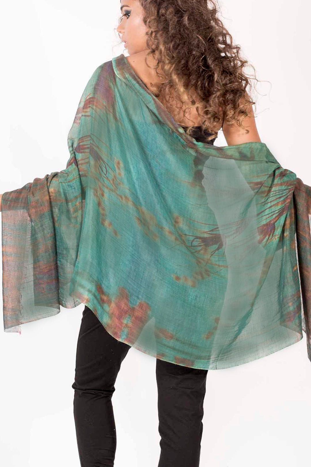 KANGAROO GRASS WOOL & SILK SCARF