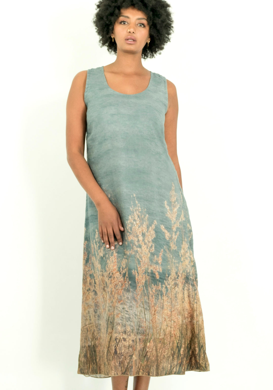 OCEAN VIEWS LINEN TENCEL LONG DRESS