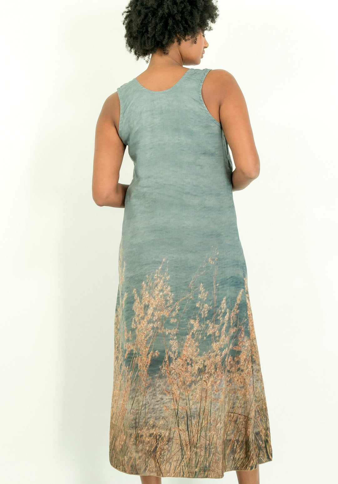 OCEAN VIEWS LINEN TENCEL LONG DRESS
