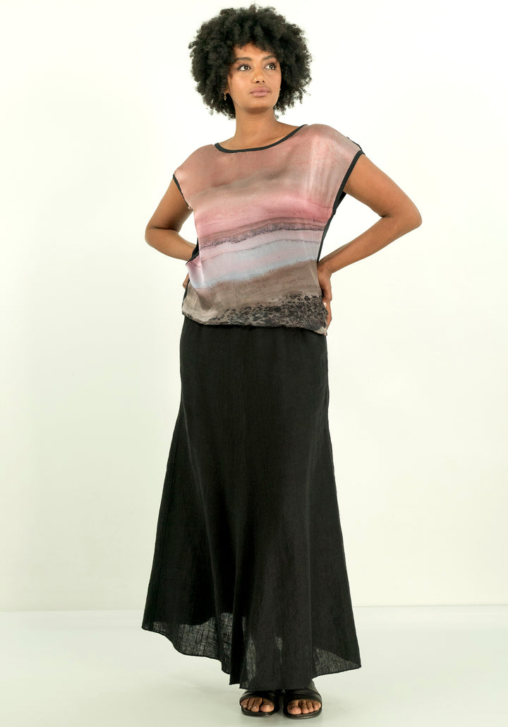 PINK SALT LAKE SILK TSHIRT