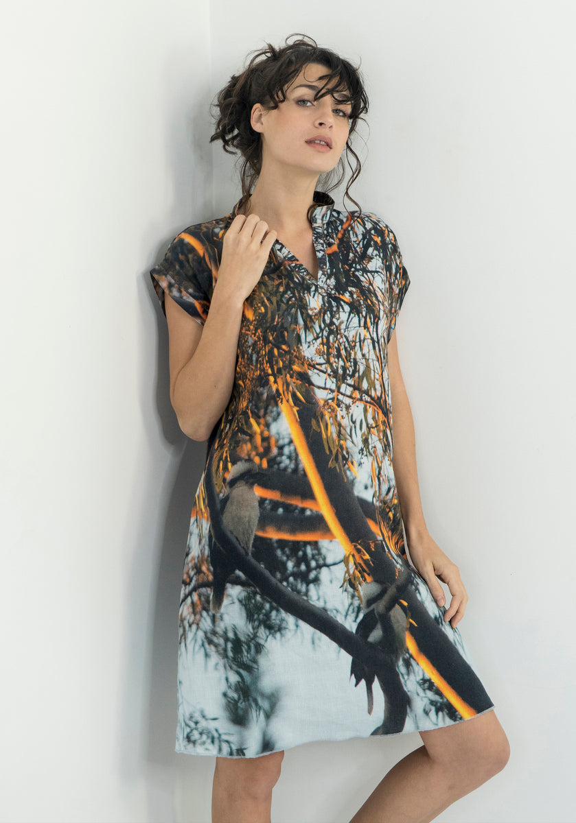 KOOKABURRAS HEMP DRESS Harriet Jane Designs