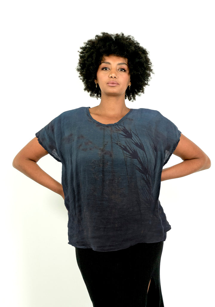 KANGAROO GRASS LINEN TOP