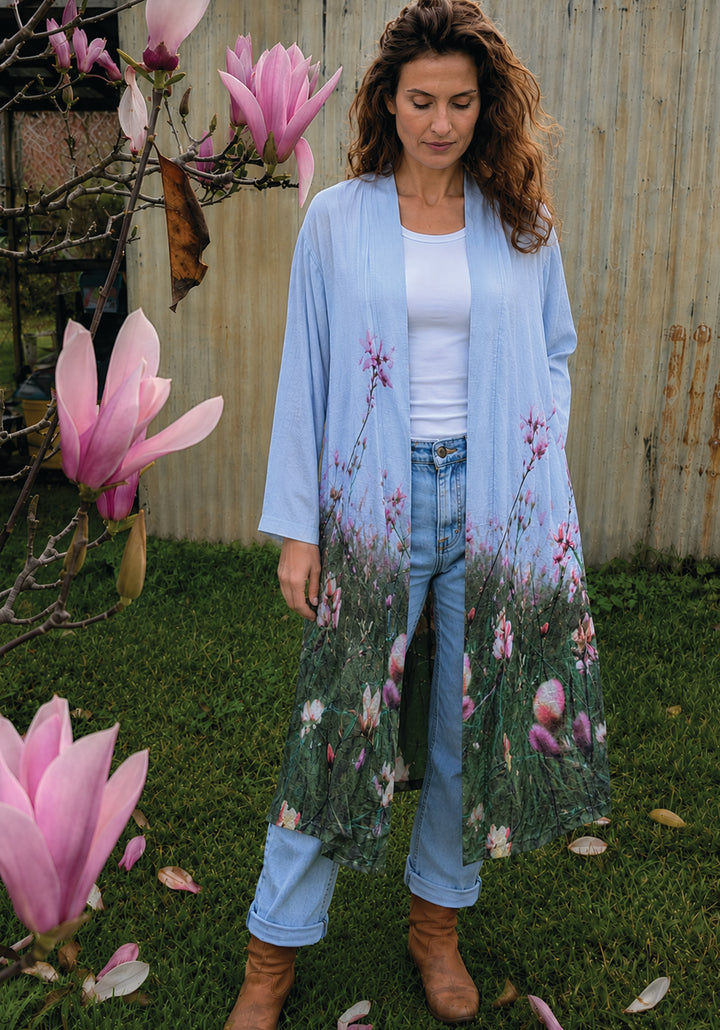NORFOLK BAY LINEN TENCEL DUSTER JACKET