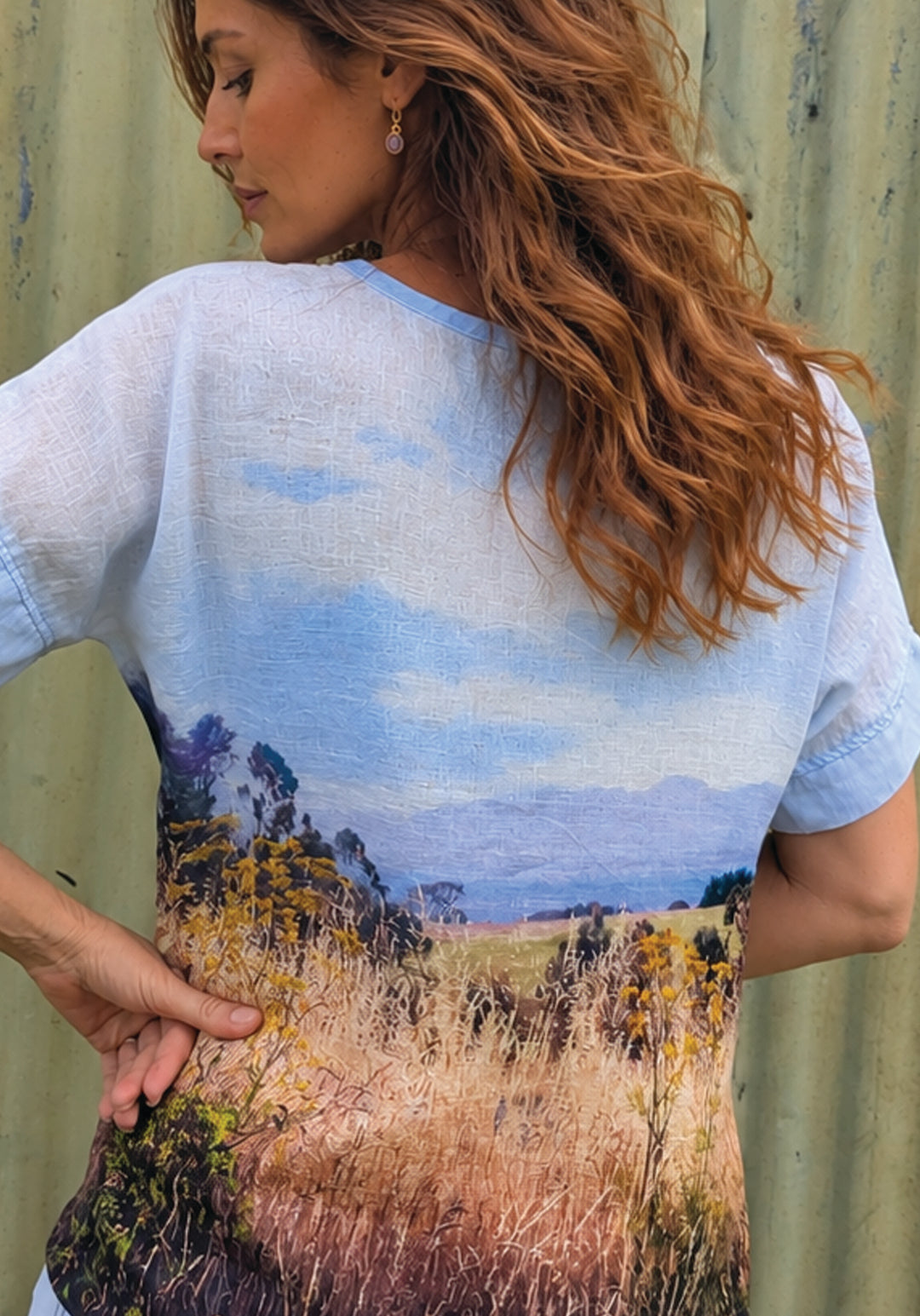 WATTLE HILL LINEN TSHIRT