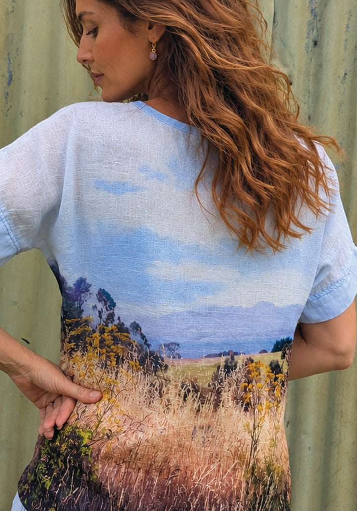 WATTLE HILL LINEN TSHIRT
