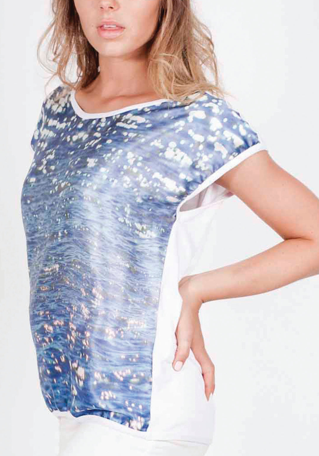 SPARKLE SILK TSHIRT