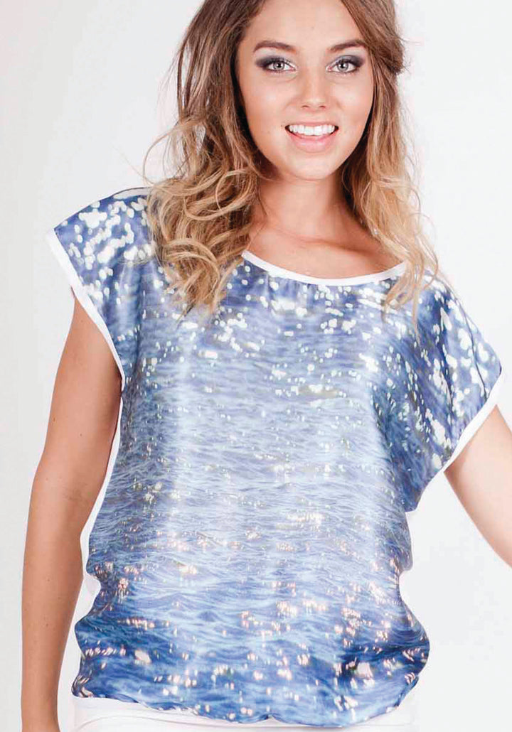 SPARKLE SILK TSHIRT