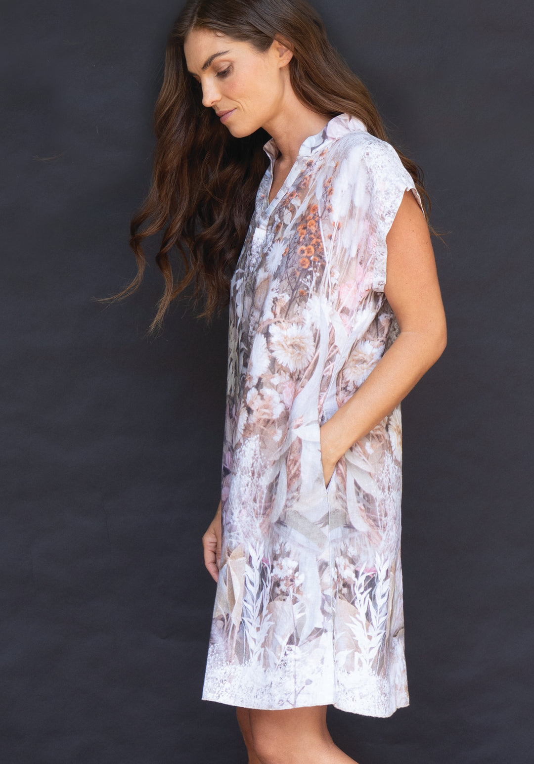 DRIED FLOWERS HEMP DRESS