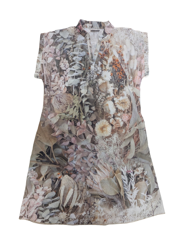 DRIED FLOWERS HEMP DRESS