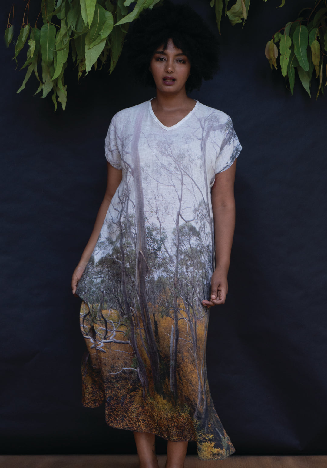 FAGUS FOREST MAXI KAFTAN