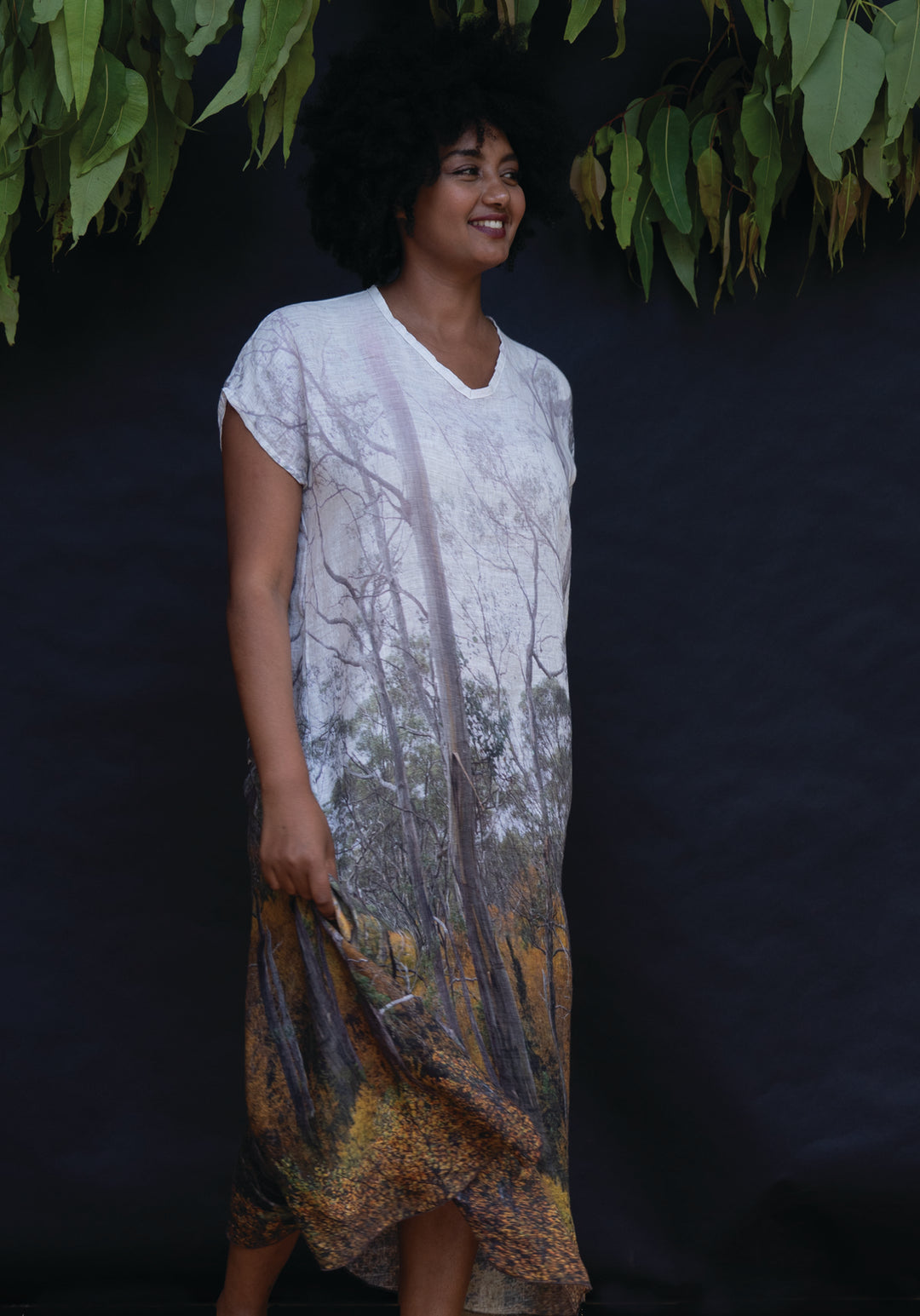 FAGUS FOREST MAXI KAFTAN