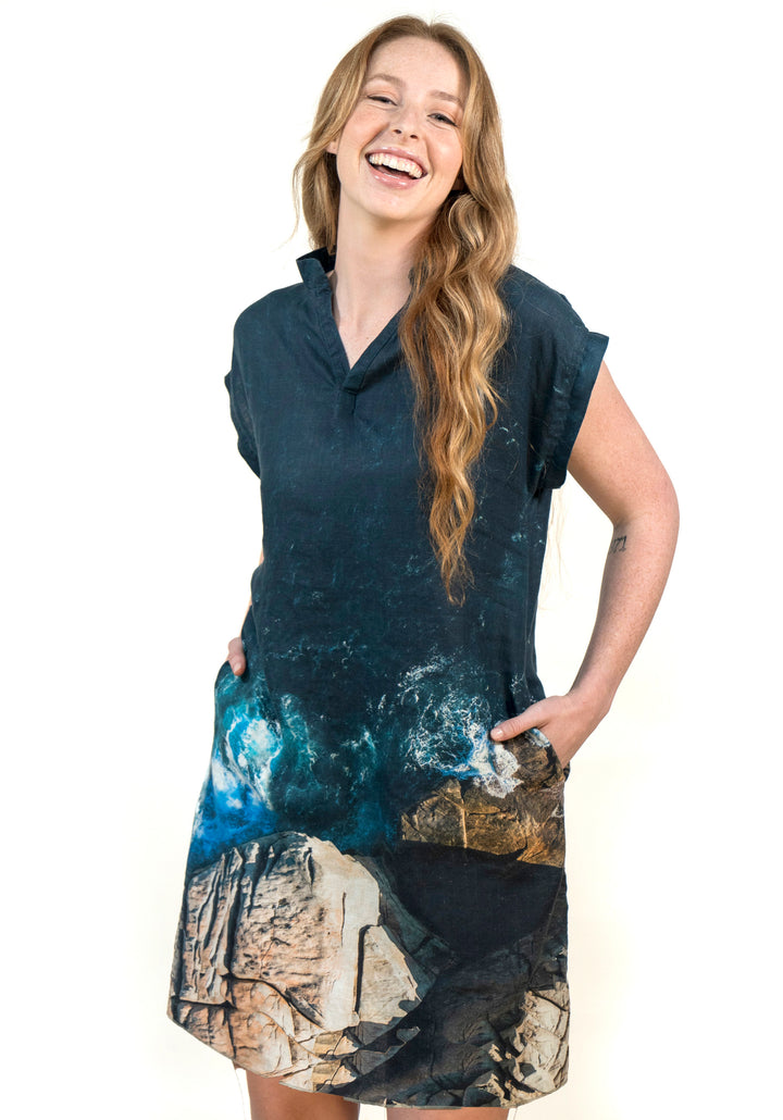 THE GAP HEMP DRESS