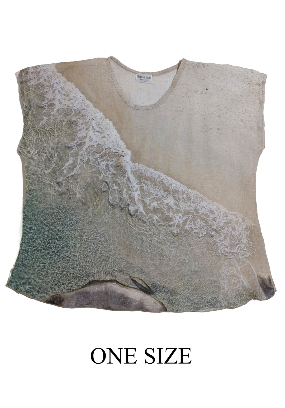 GREEN POOL LINEN TOP