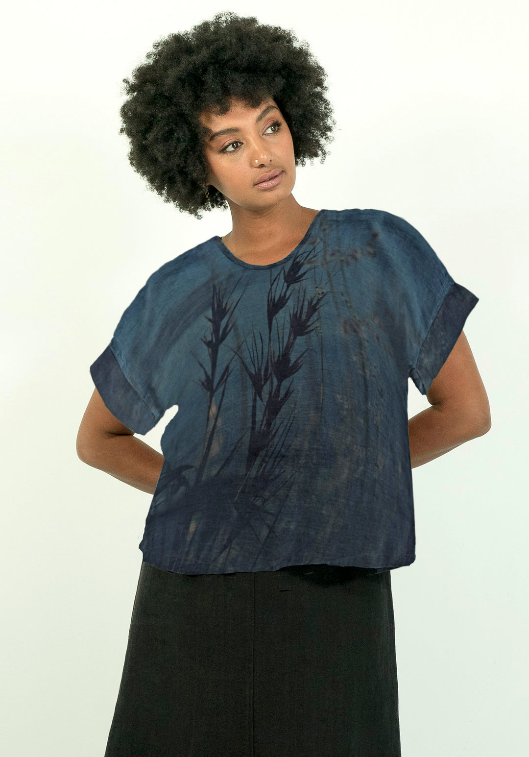 KANGAROO GRASS LINEN TSHIRT
