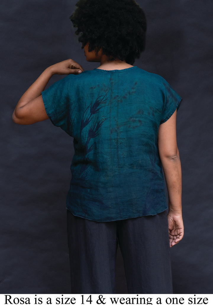 KANGAROO GRASS LINEN TOP