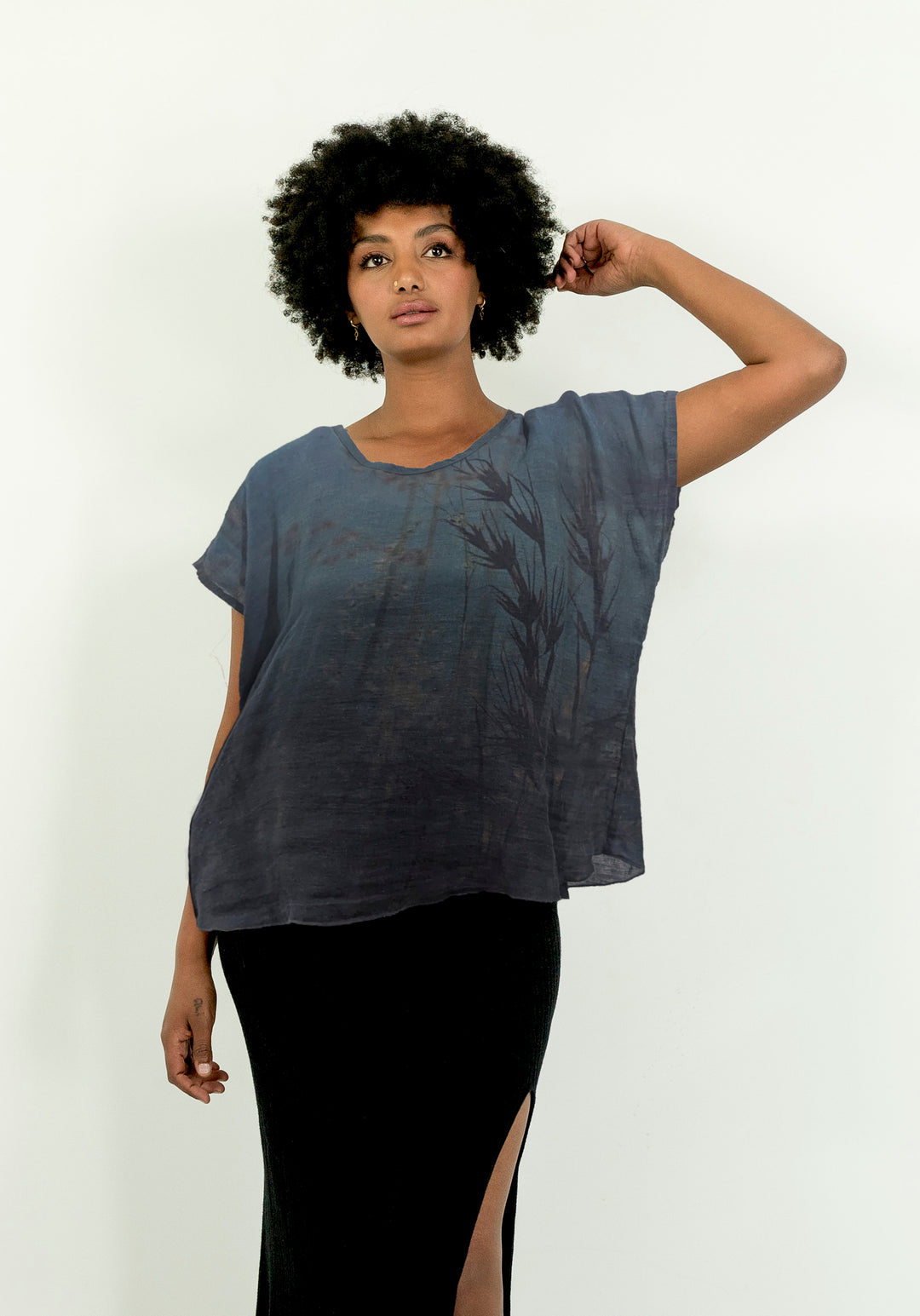 KANGAROO GRASS LINEN TOP