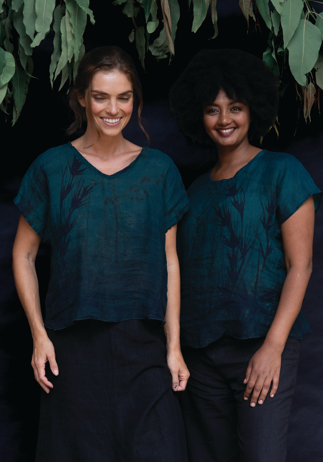 KANGAROO GRASS LINEN TOP