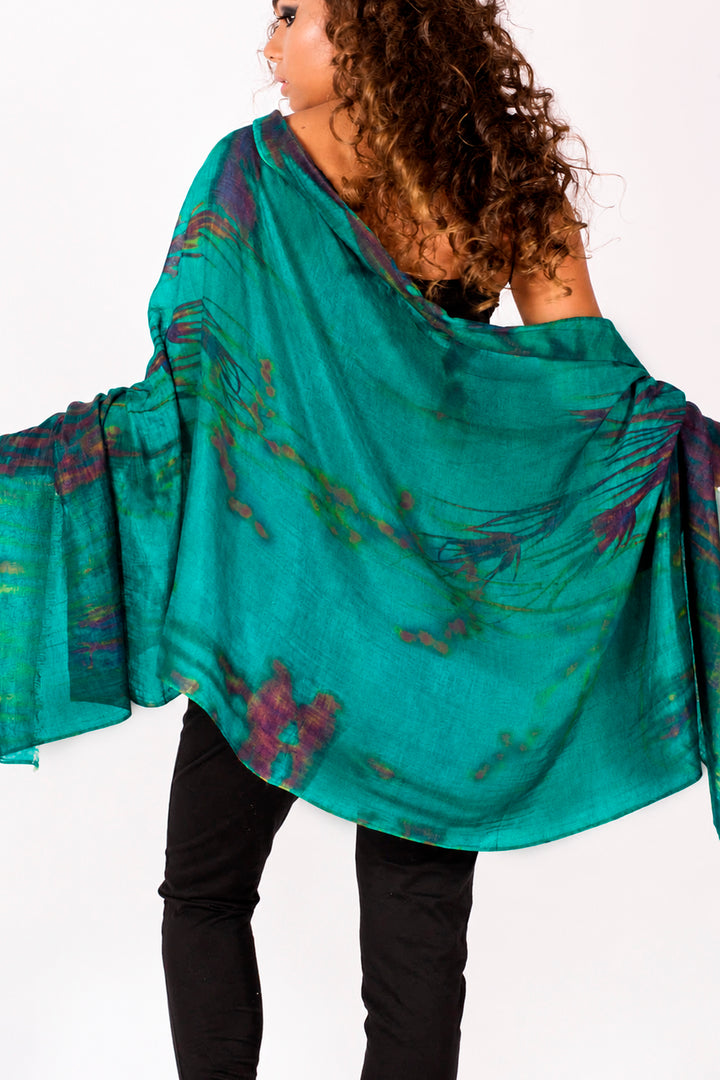 KANGAROO GRASS WOOL & SILK SCARF