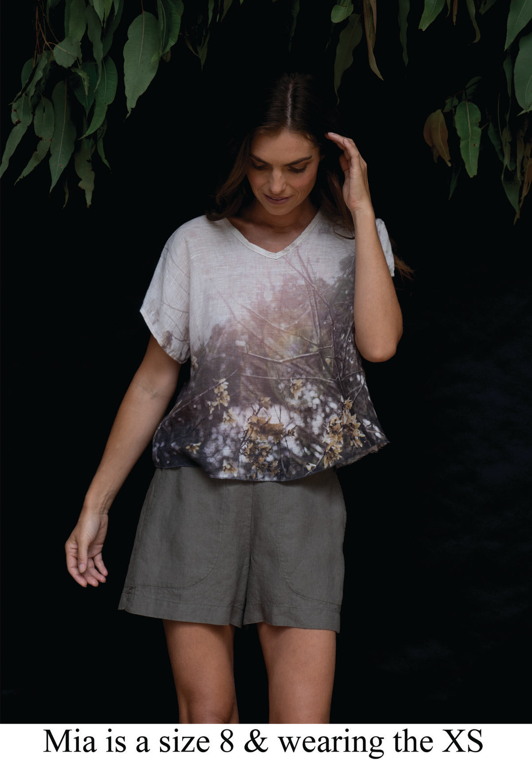 MAPLE SEED LINEN TOP