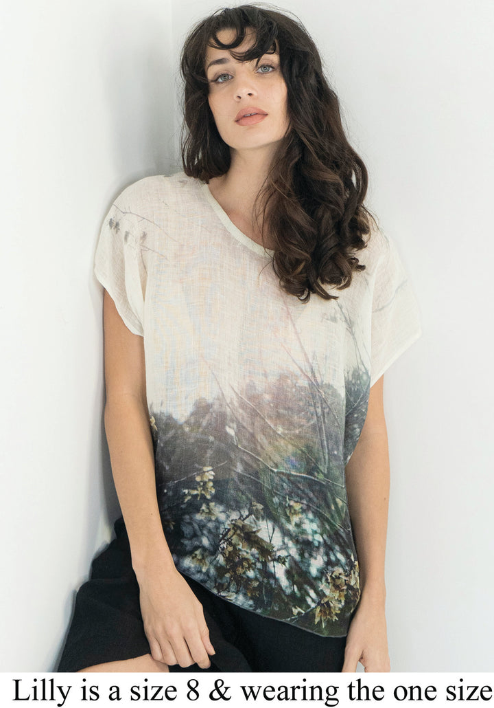 MAPLE SEED LINEN TOP