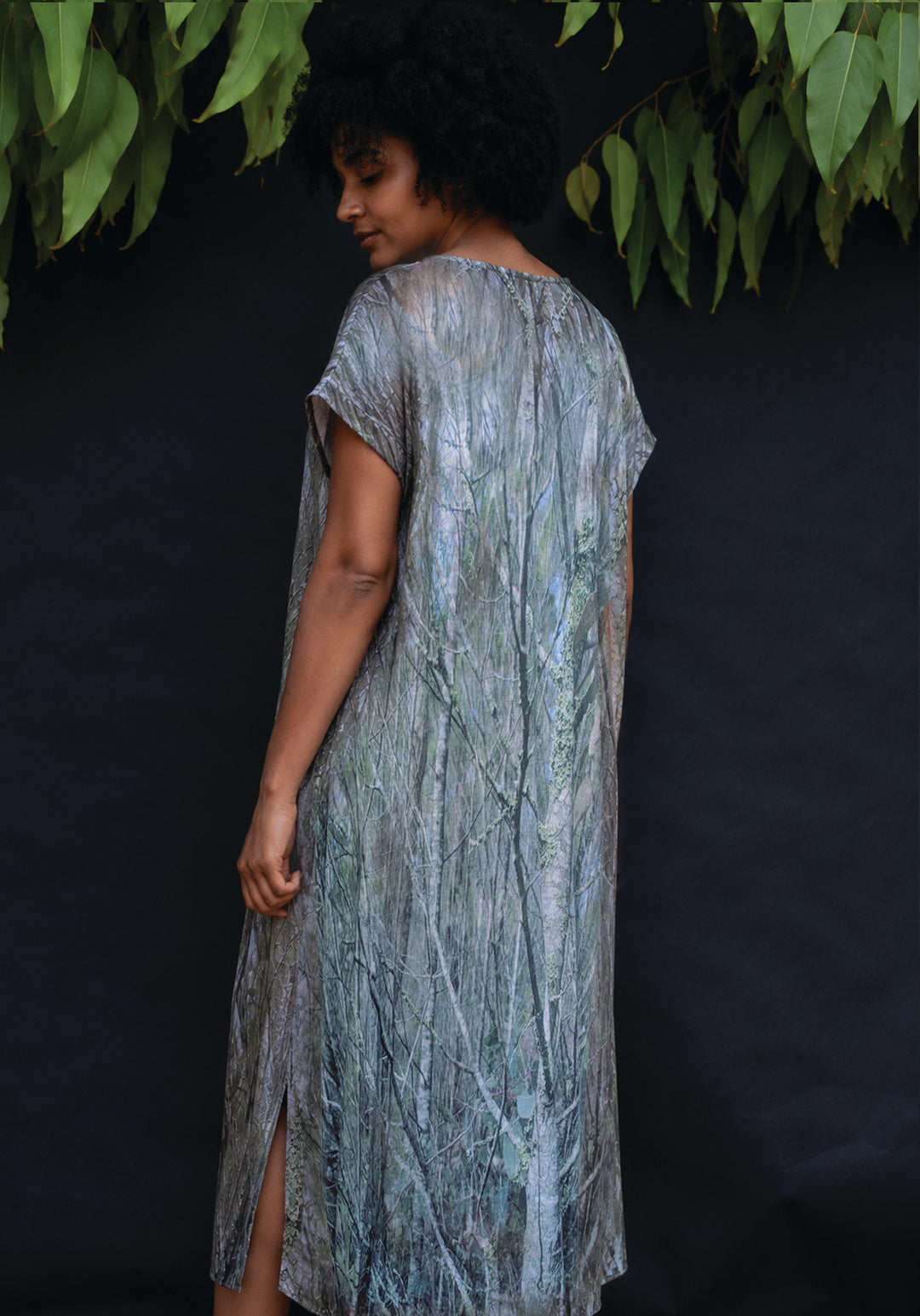 MT BEAUTY MAXI KAFTAN LINEN TENCEL