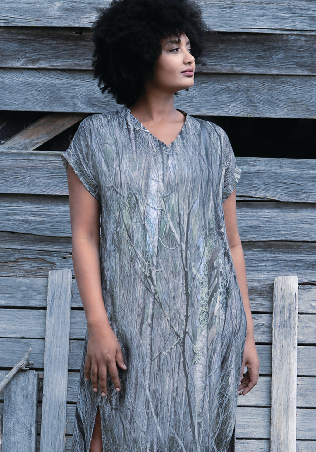 MT BEAUTY MAXI KAFTAN LINEN TENCEL