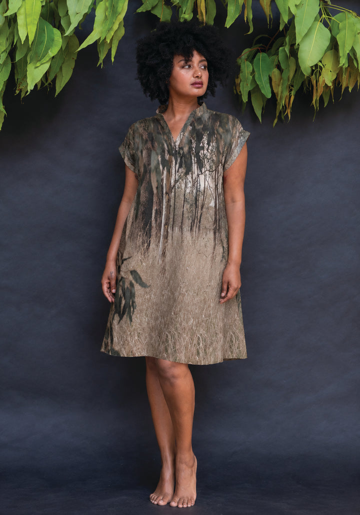 NATIVE BUSHLAND HEMP DRESS