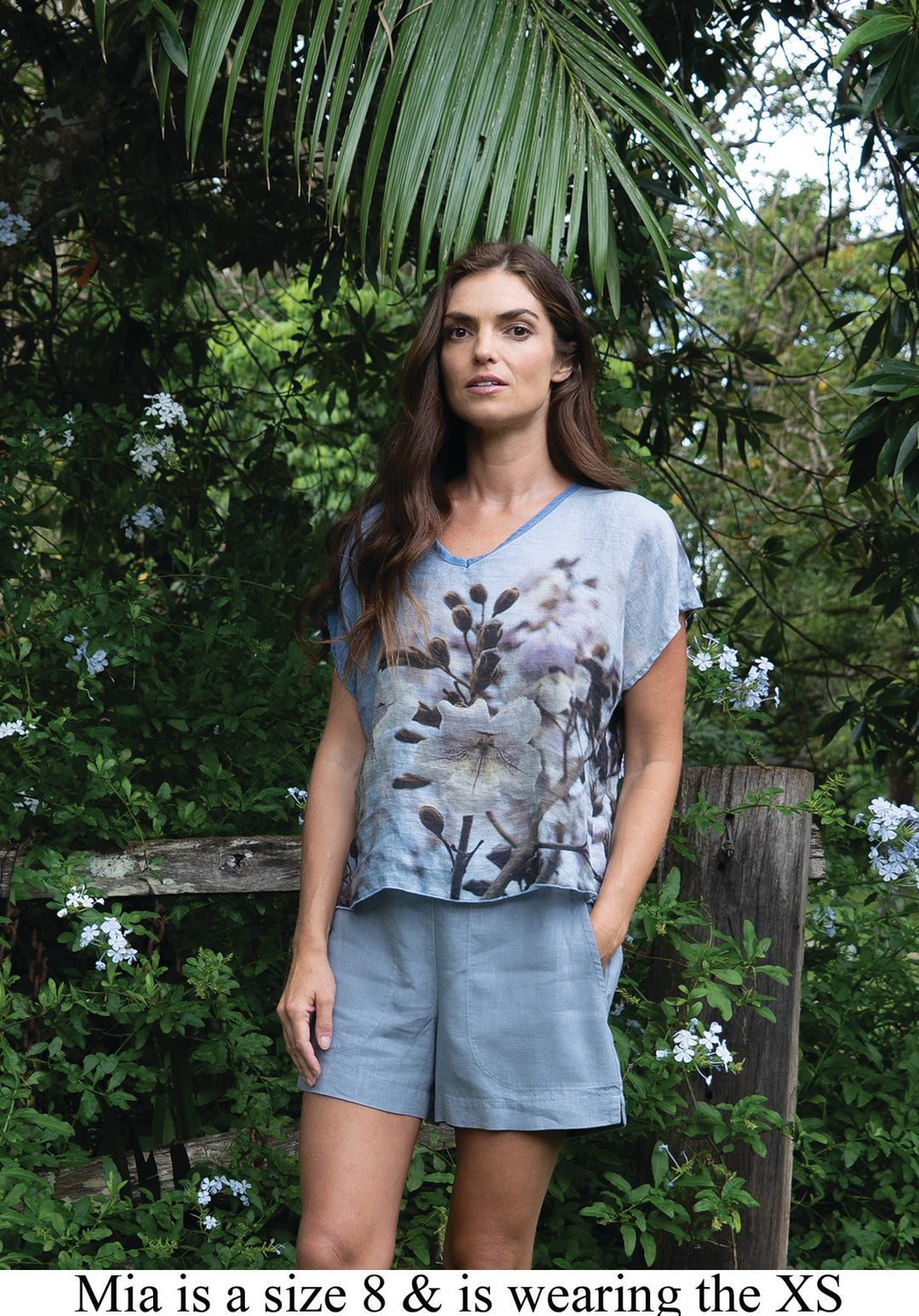 PAULOWNIA LINEN TOP