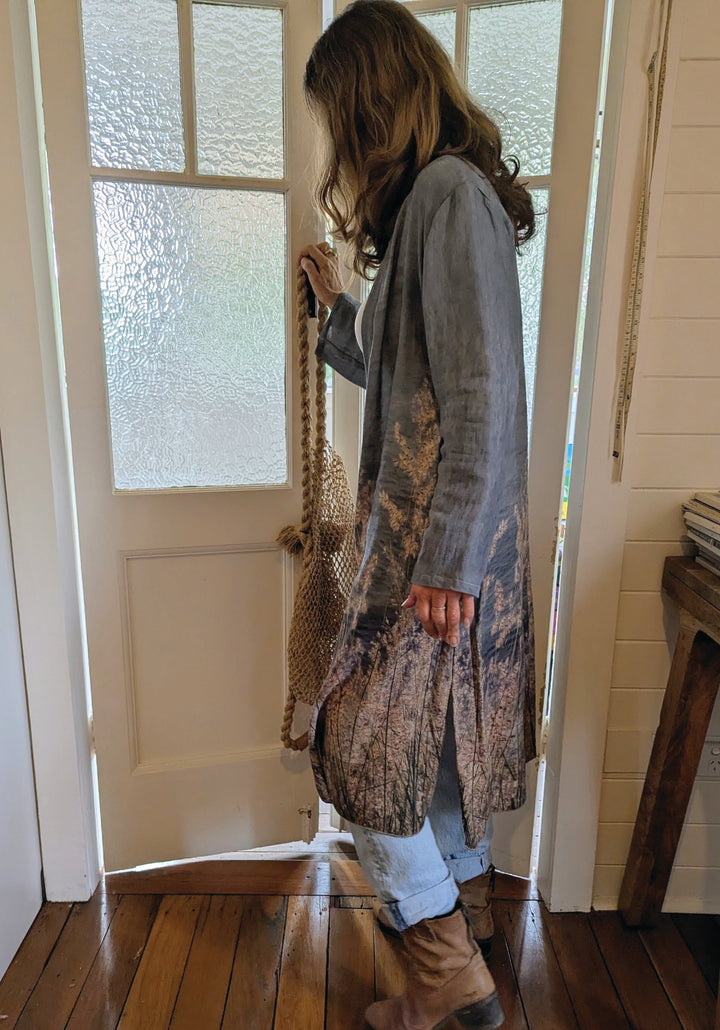 OCEAN VIEWS LINEN TENCEL DUSTER JACKET