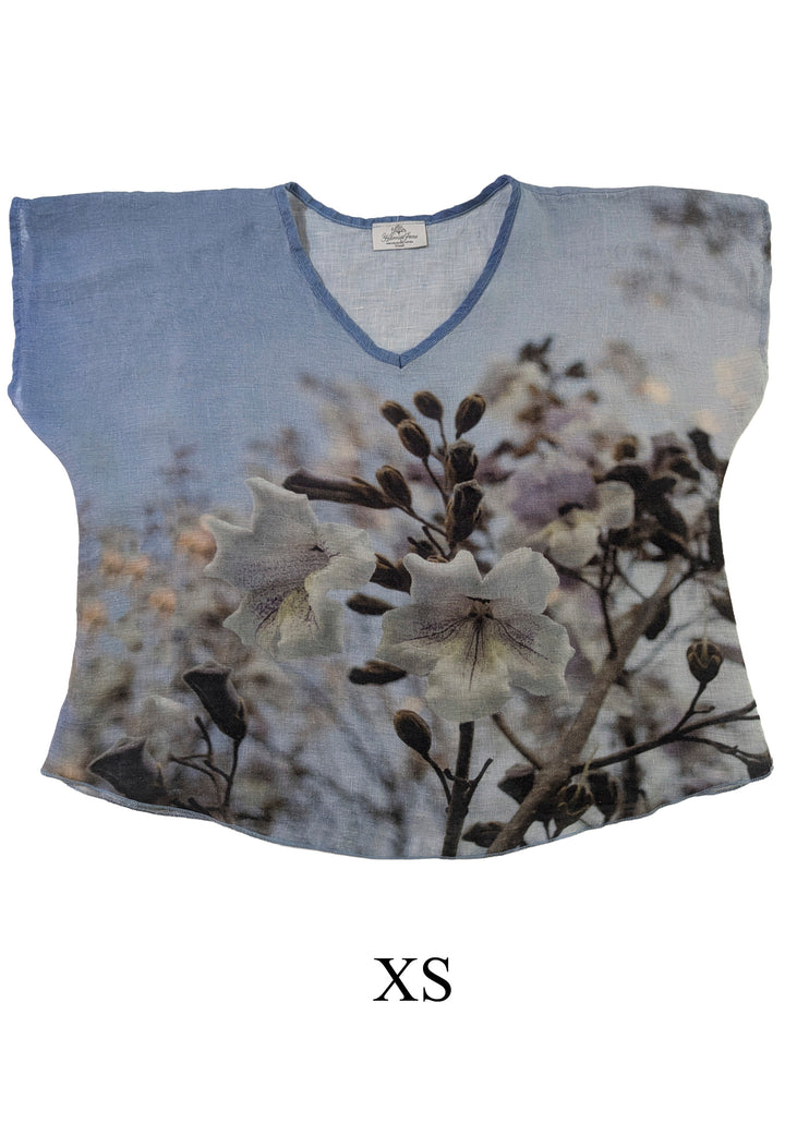 PAULOWNIA LINEN TOP