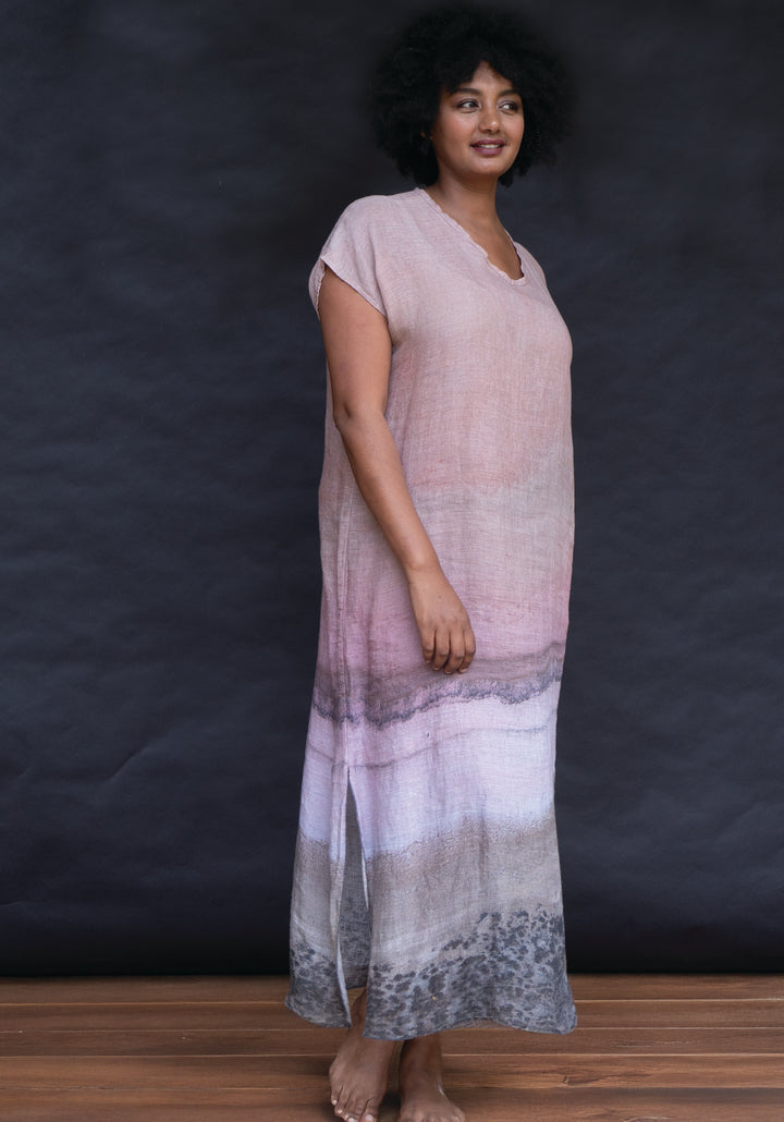 PINK SALT LAKE MAXI KAFTAN