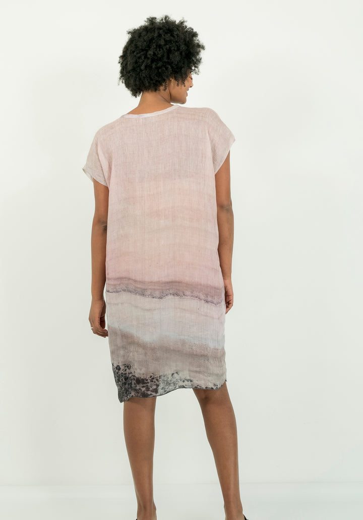 PINK SALT LAKE LINEN KAFTAN