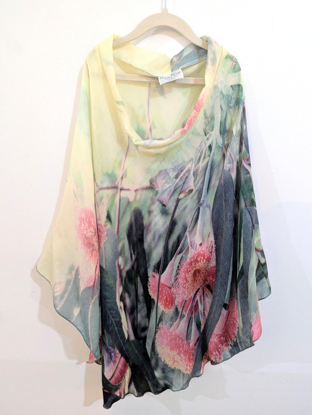 SILVER PRINCESS WOOL & SILK PONCHO