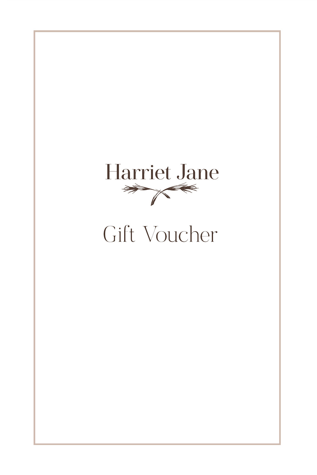 GIFT VOUCHER | E-VOUCHER