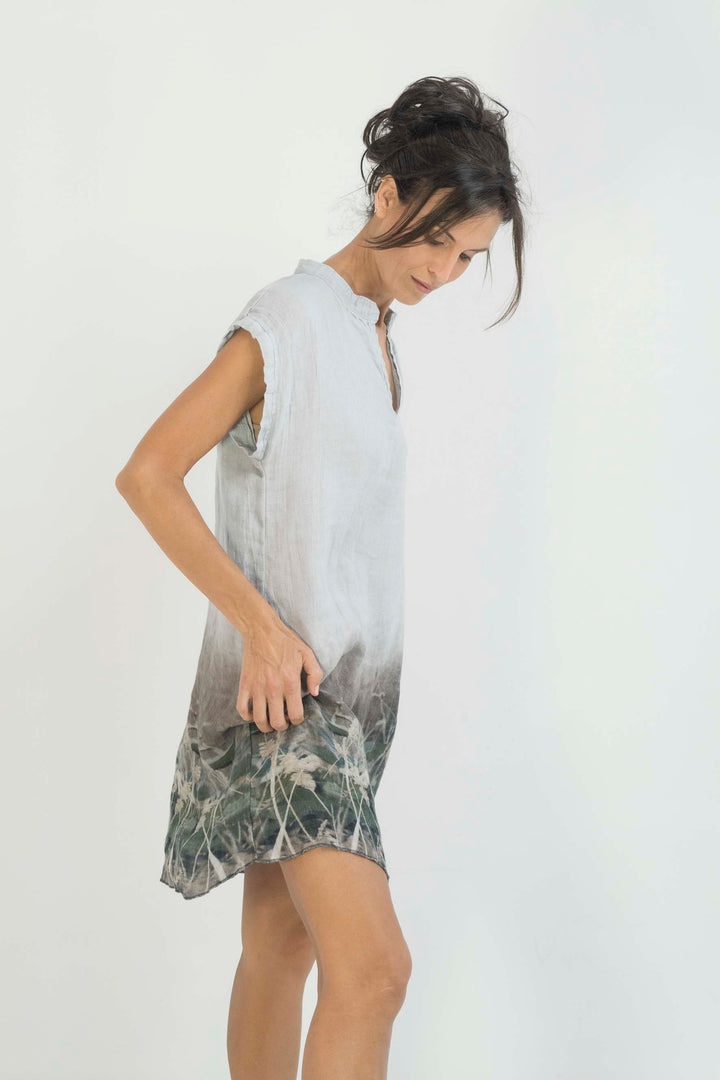 BLUE GUM HEMP DRESS