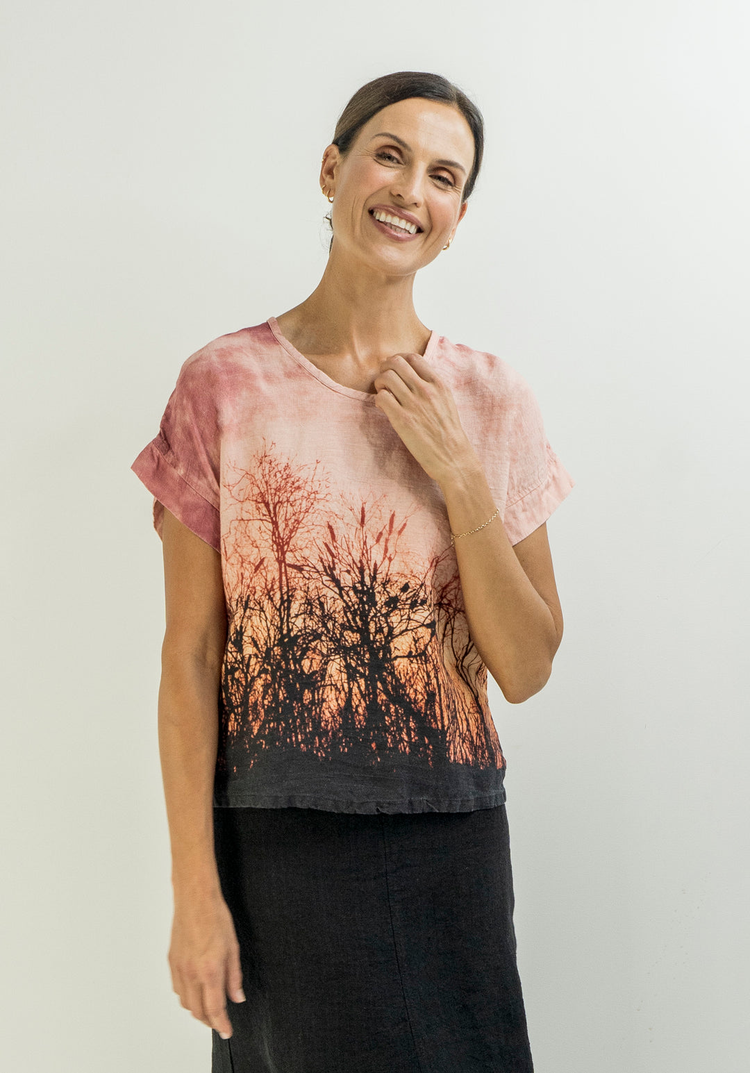 LENNOX WETLANDS LINEN TSHIRT