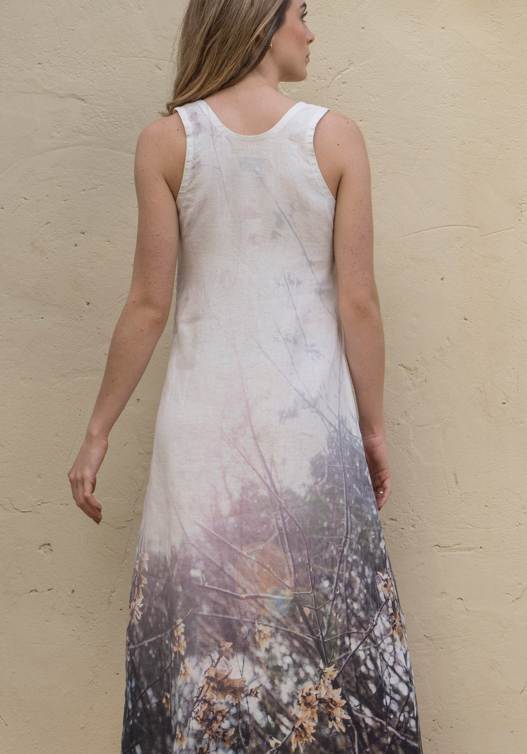 MAPLE SEED LINEN TANK DRESS