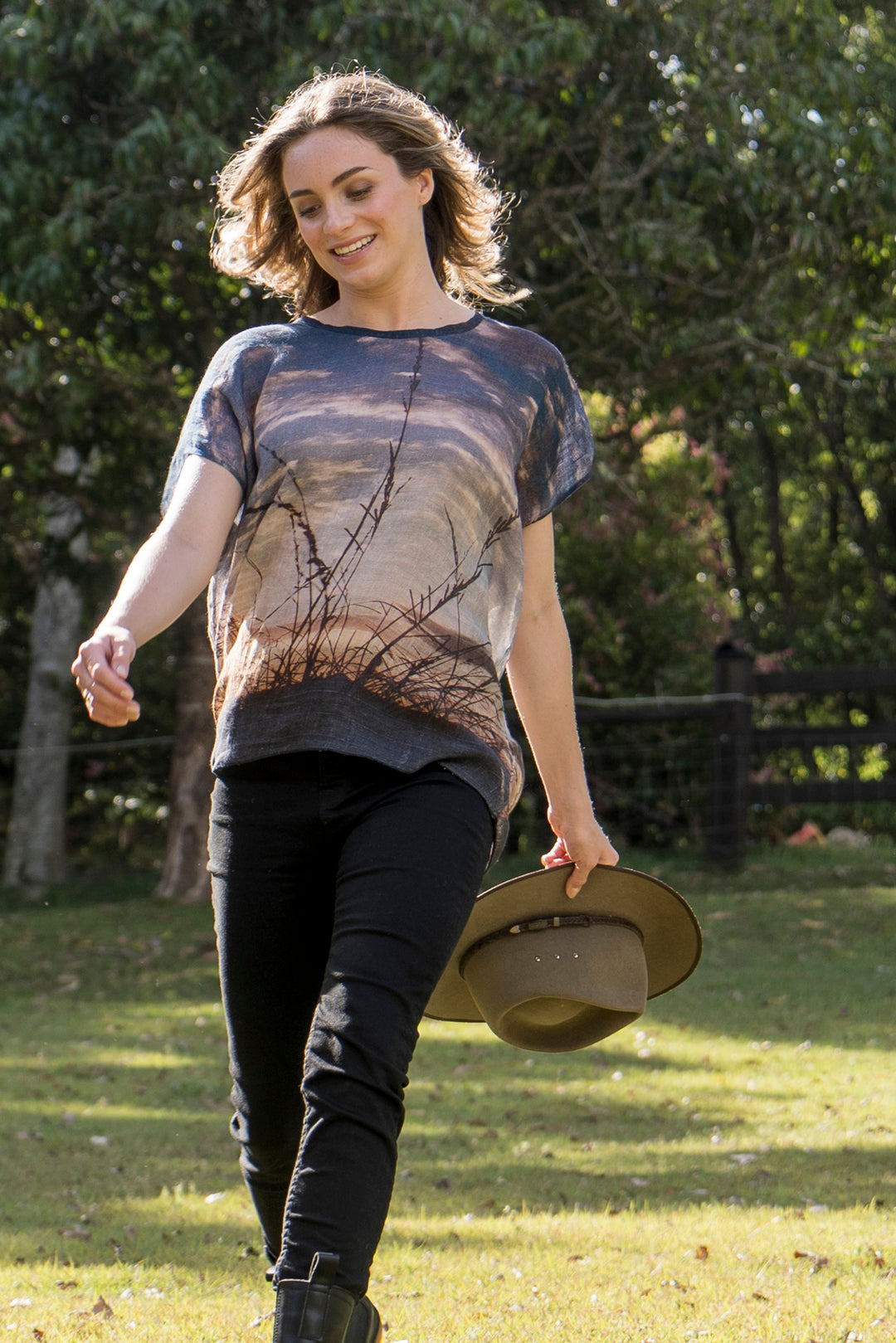 NORTH HEAD LINEN TOP