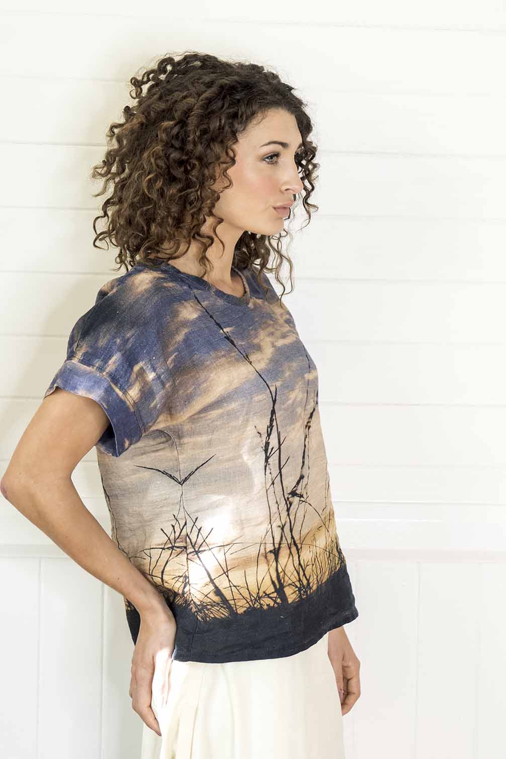 NORTH HEAD LINEN TSHIRT