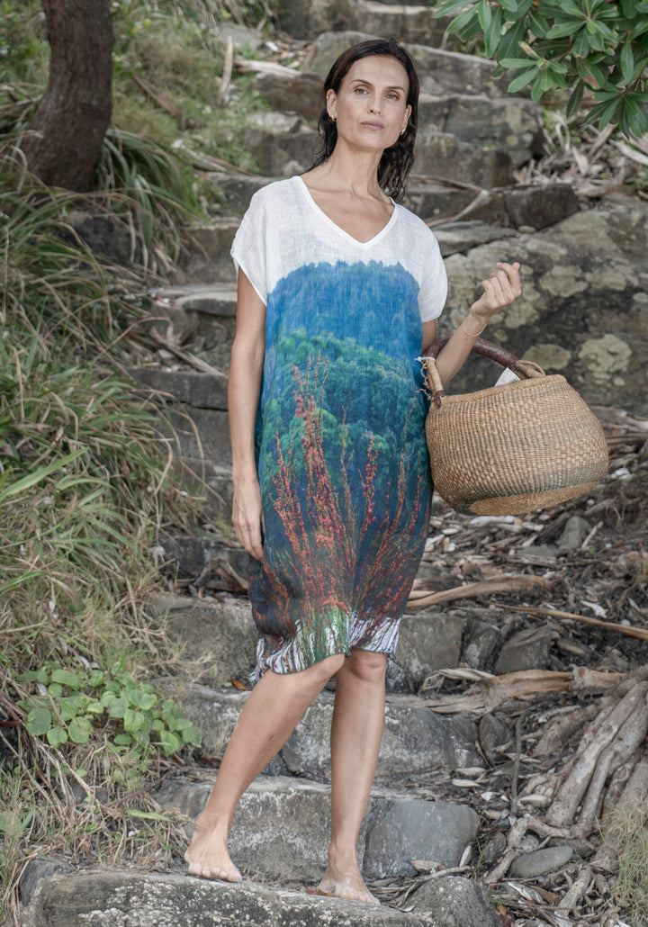 TARKINE LINEN KAFTAN