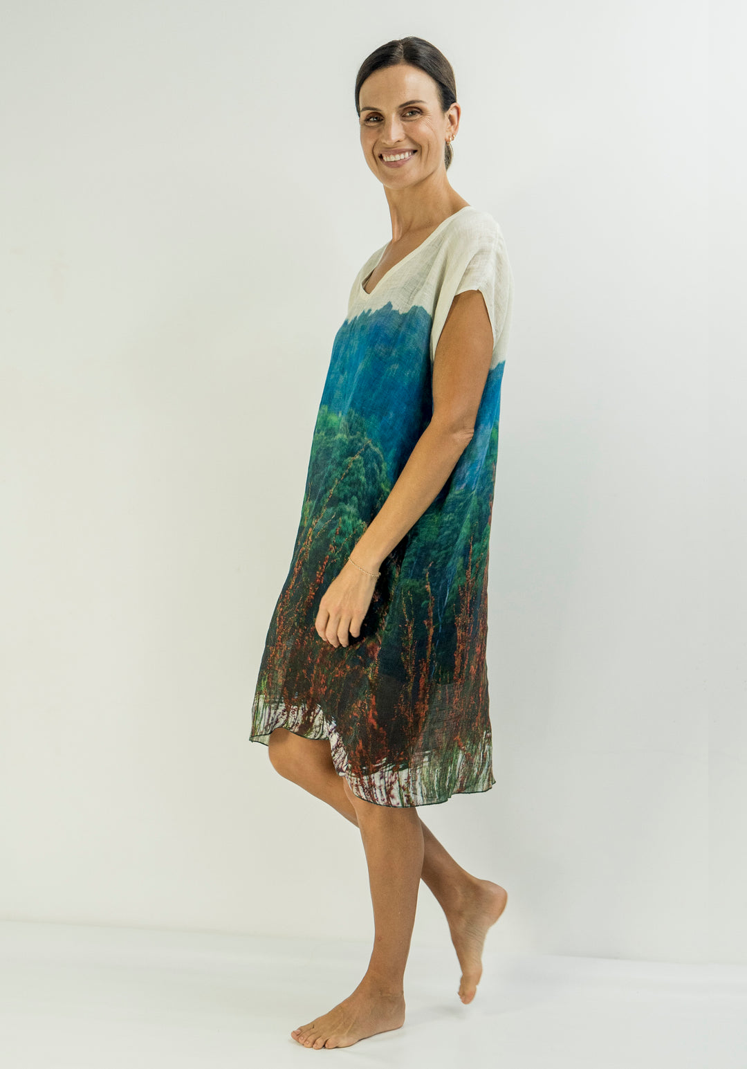 TARKINE LINEN KAFTAN