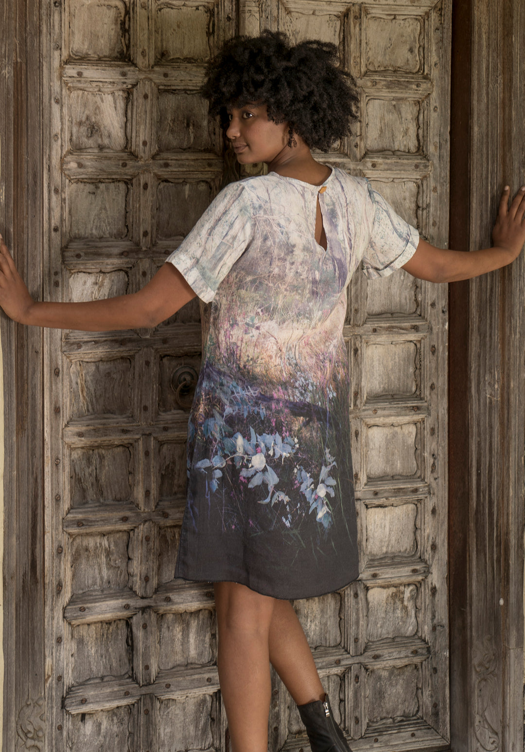 WILDFLOWER BUSHLAND LINEN  SHIFT