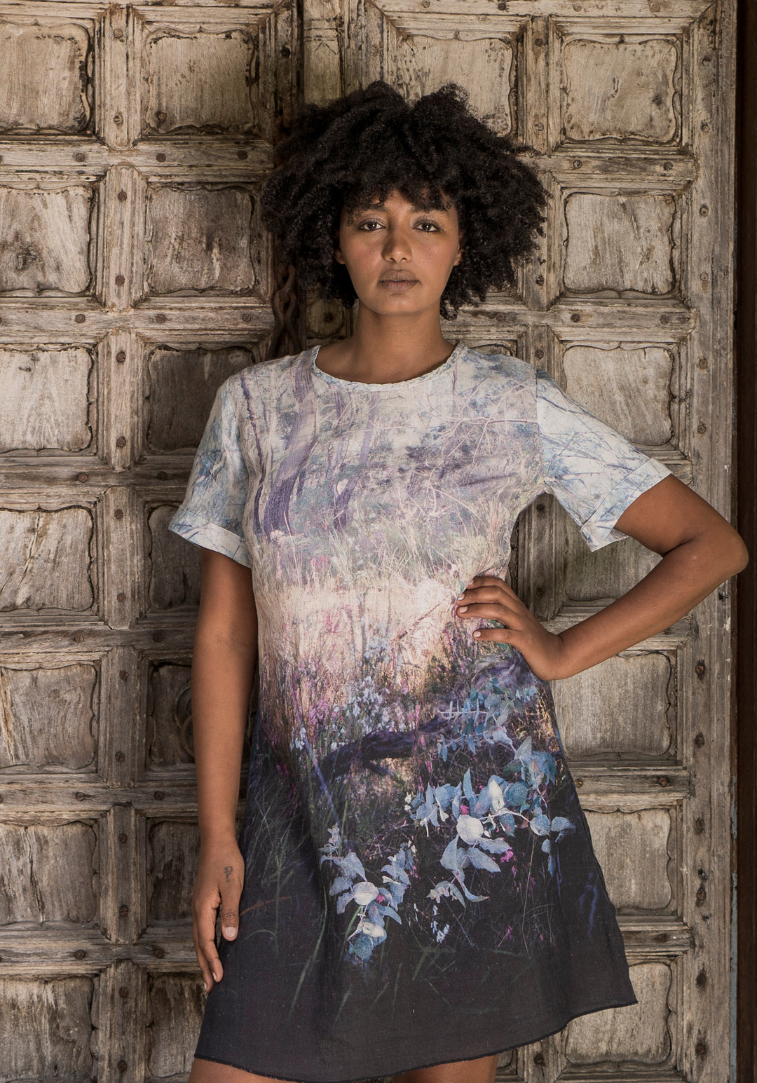 WILDFLOWER BUSHLAND LINEN  SHIFT