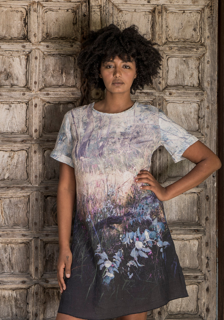 WILDFLOWER BUSHLAND LINEN  SHIFT